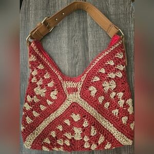 Franco Sarto Havana Woven Hobo Bag